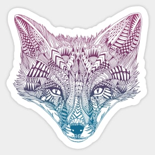 Fox (Clever) Sticker